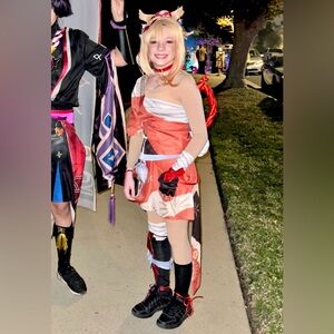 Yoimiya Costume Genshin Impact Cosplay Woman’s Sz. Small